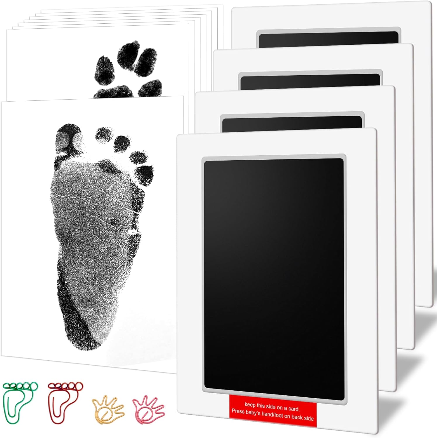 PChero baby inkless handprint and footprint kit retail packaging front view