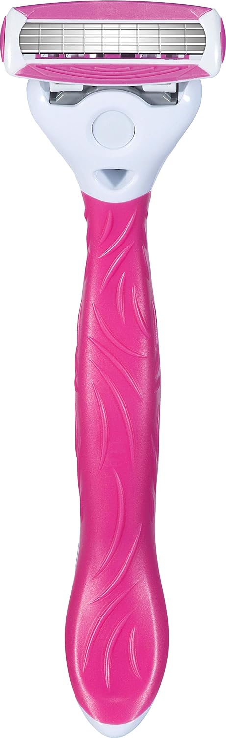 Schick Quattro razor pivoting head and conditioning strip angle