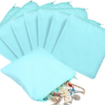 Sanwuta 8 Pcs Zippered Silver Storage Bags Anti Tarnish Silver Pouches Keeper Jewelry Storage Protector Bags(7.9 x 7.9 Inch,Black) - Image 13