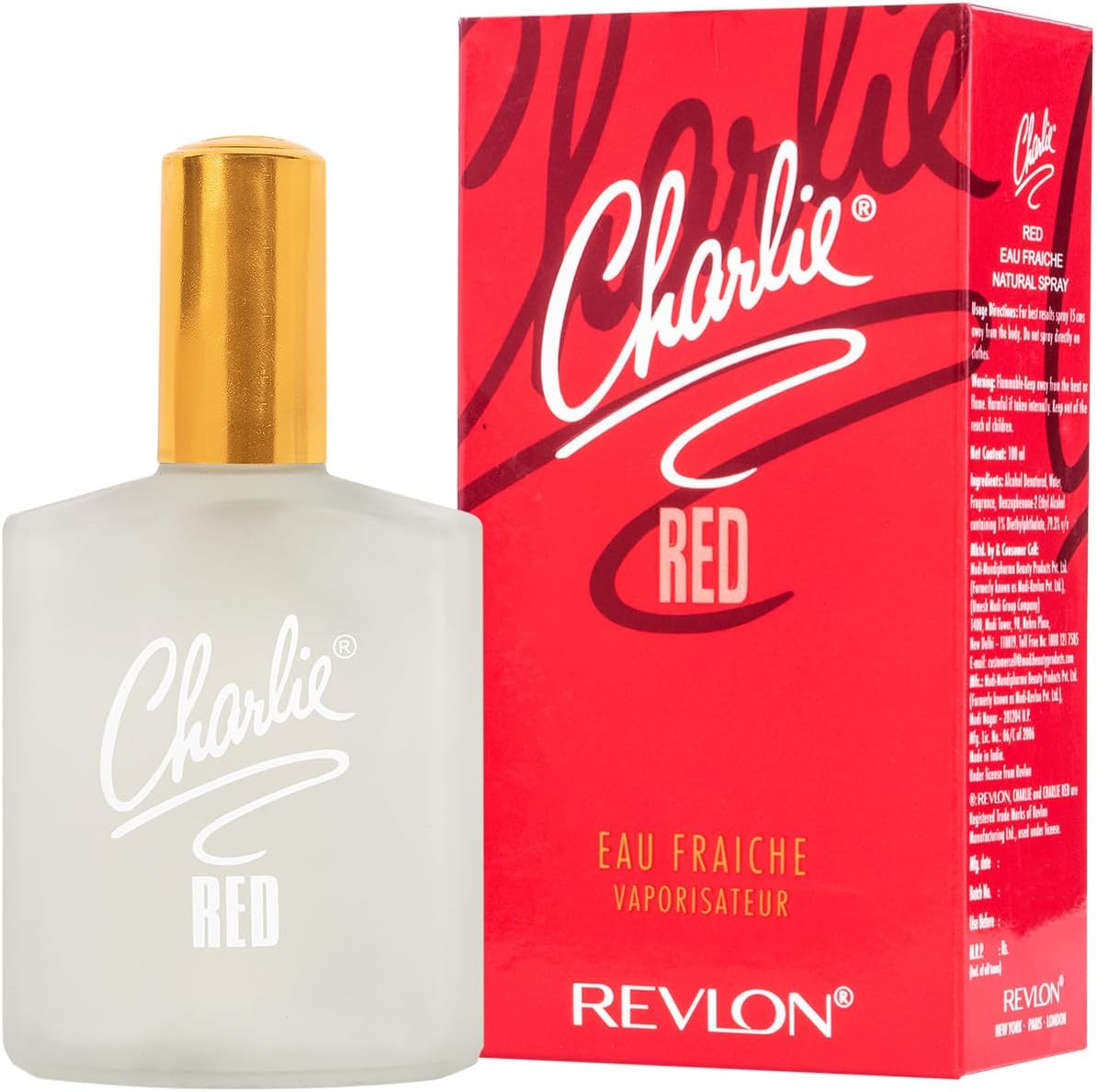 REVLON Women Charlie Edt Sandalwood Spray, Red (100Ml) - Image 1
