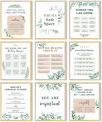 Outus 9 Pcs Mental Health Posters Mental Health Awareness Posters - Image 1