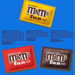 Colorful M&M'S candies on display