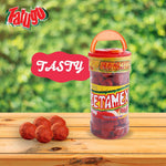 Top view of Betamex 1.5kg Mexican tamarind candy container