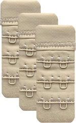 Women Pack of 3 Soft Comfortable 2 Hooks Bra Extender,2.4"x 1.5" - Image 10