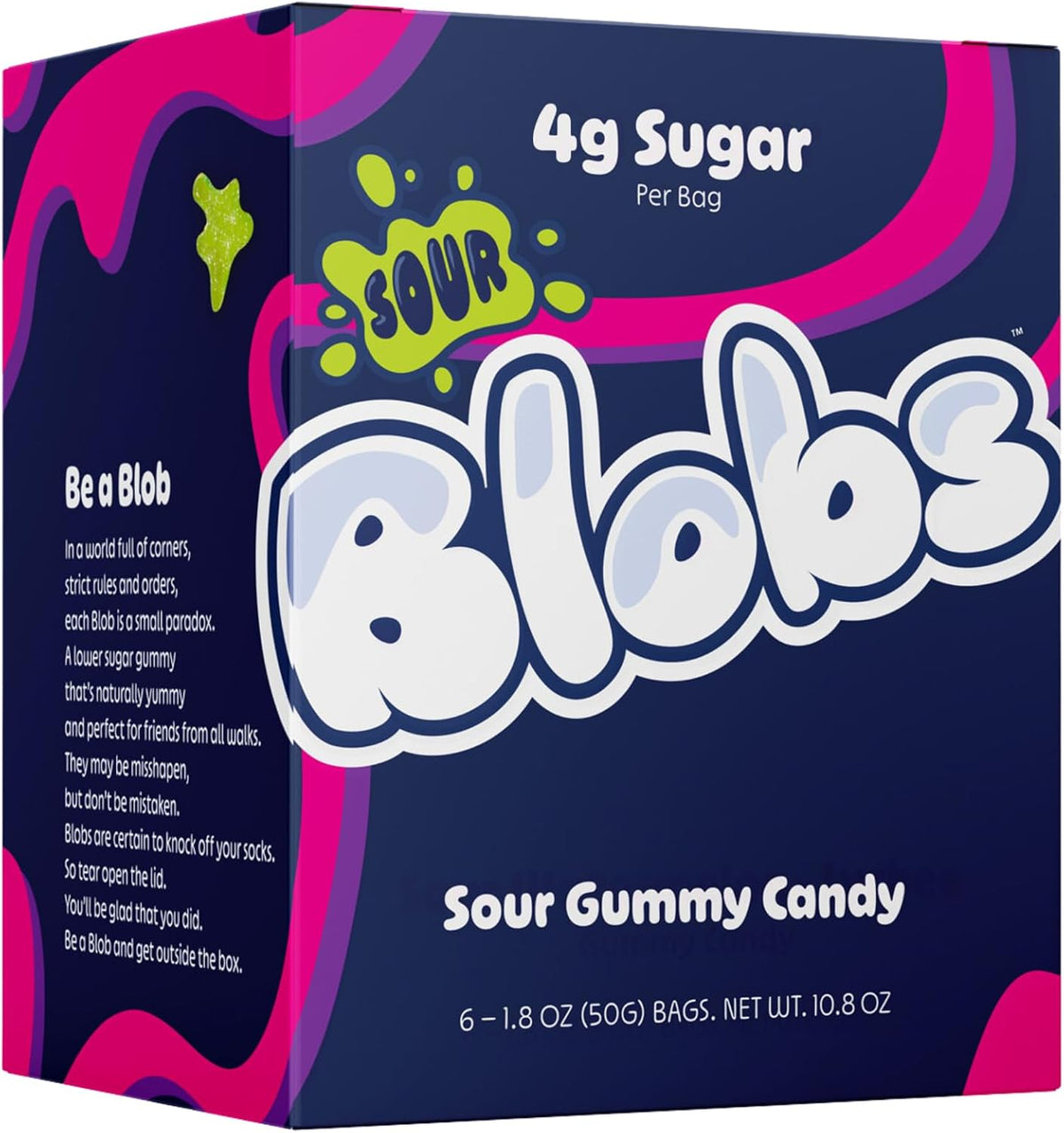 Blobs healthy plant based candy pack of 6 assorted bags
