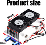 Complete DIY electronic refrigerator cooling kit components
