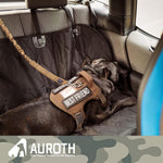 Auroth heavy duty dog leash reflective stitching detail