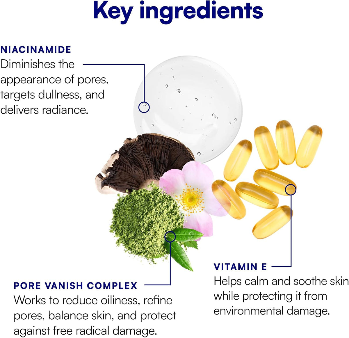 Close up of Bliss serum label and ingredients list