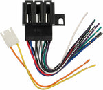 Metra 12-pin wiring harness close up of connector plug