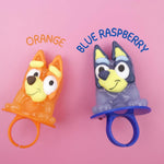 Close up of the customizable wrapper labels for classroom exchanges.