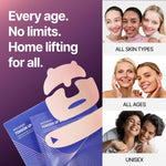 MEDITHERAPY Tension Up Mask 5EA - Korean Collagen Face V Line Lifting Mask - Hydrating Firming & Skin Tightening for Sharp & Sculpted Contour Double Chin Reducer - Matrixyl & Peptide Gel Facial Mask - Image 9