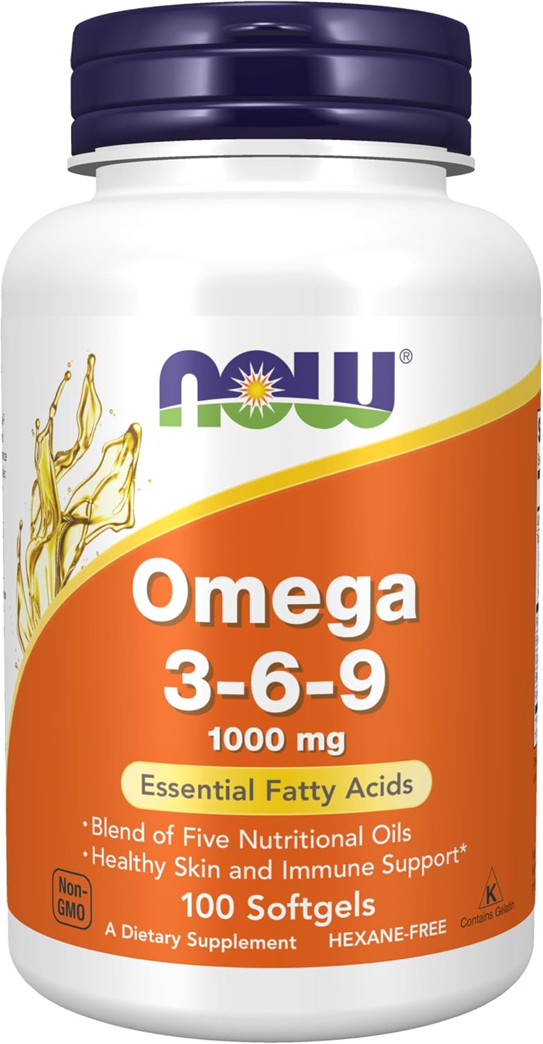NOW Foods Supplements, Omega 3-6-9 1000 mg with a blend of Flax Seed, Evening Primrose, Canola, Black Currant and Pumpkin Seed Oils, 250 Softgels - Image 10
