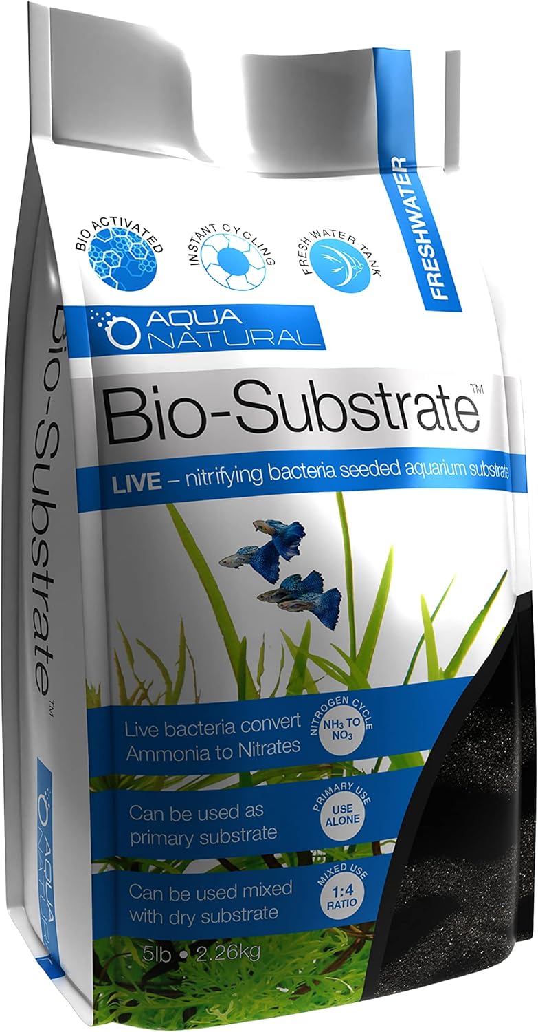 Aqua Natural Galaxy Sand Bio-Substrate 5lb bag front view for freshwater aquariums