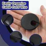 Suiwotin plastic desk grommet components separated.