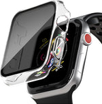 Privacy Case for Apple Watch Screen Protector Ultra 1/2 49mm | 1 Black + 1 Clear Privacy Case For Apple Watch, Anti-Spy Tempered Glass Screen Protector - Image 15