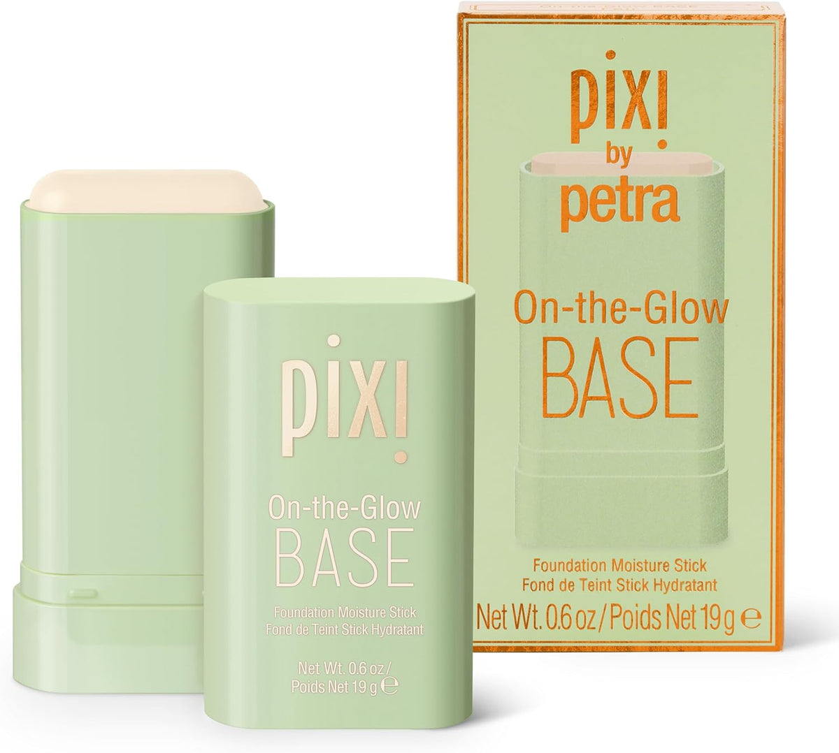Travel friendly Pixi Beauty foundation stick size reference