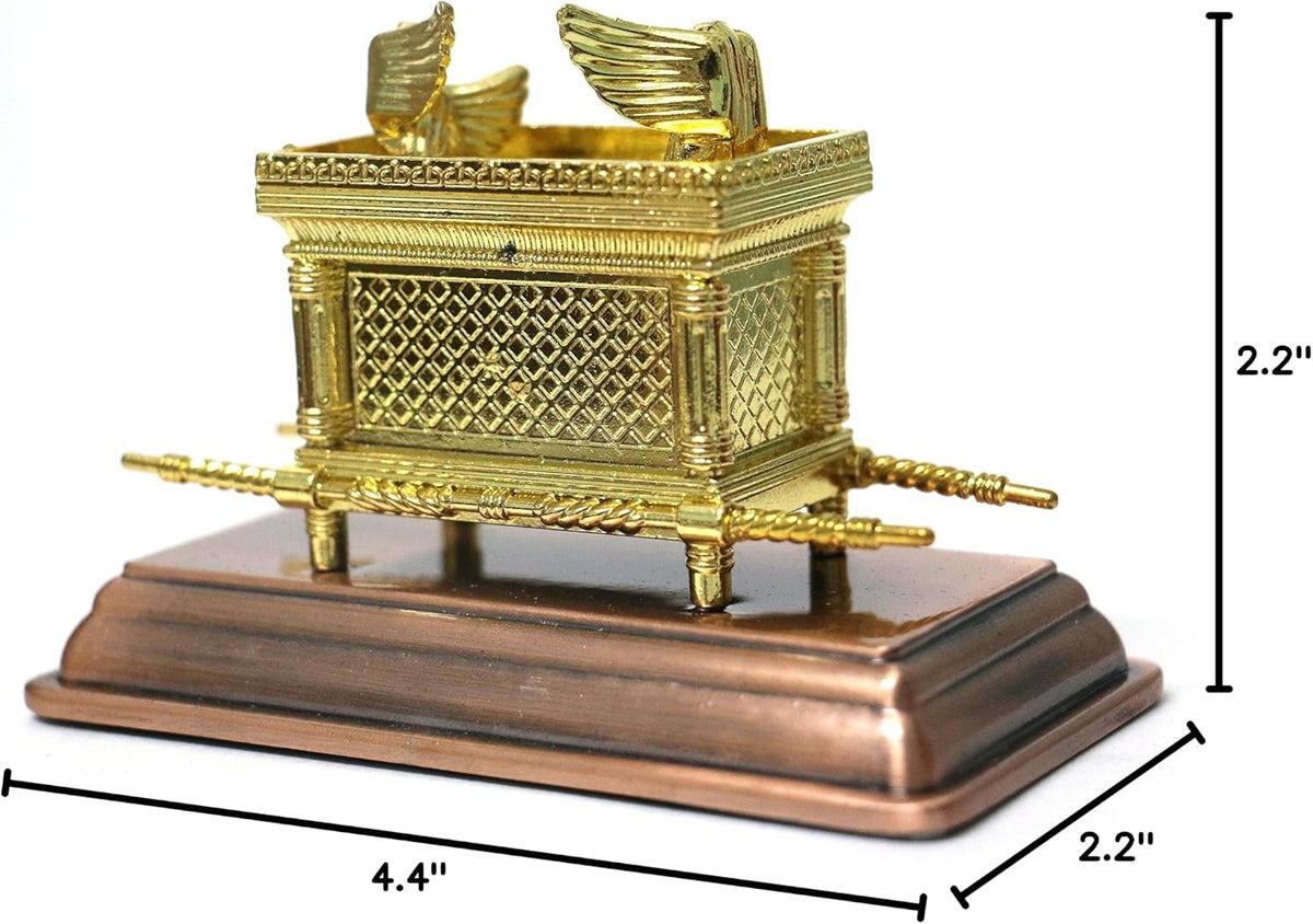 The Ark of the Covenant Gold Plated Table Top Mini - 2" X 1.50" X 1.10" - Image 7