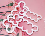Sugar craft rose cutter size comparison