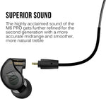 MEE audio M6 PRO musicians monitors displayed with memory foam eartips