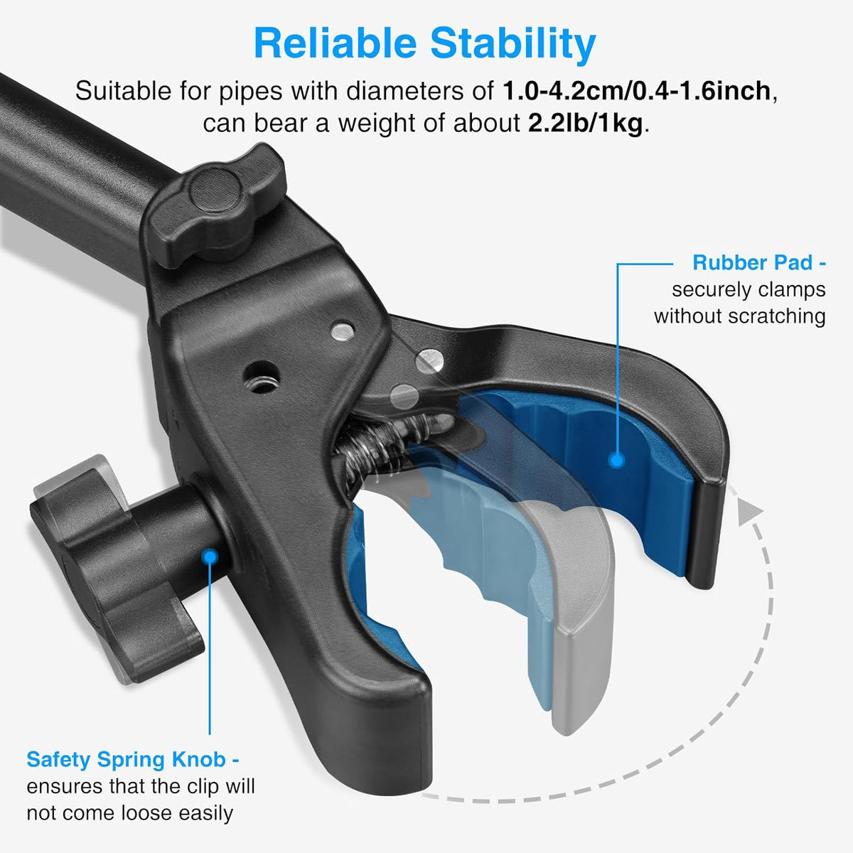 LEKATO adjustable stand arm extension mechanism details