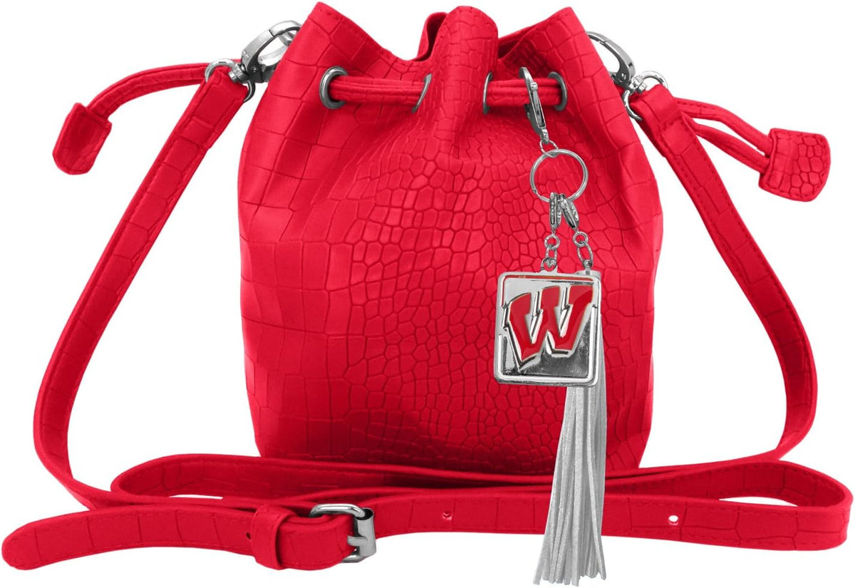 Little Earth Productions NCAA Charming Mini Bucket Bag back profile