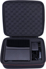 Ltgem hard case front view showing black EVA exterior and hand strap