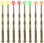 KingVows light up magic wizard wand golden set front view