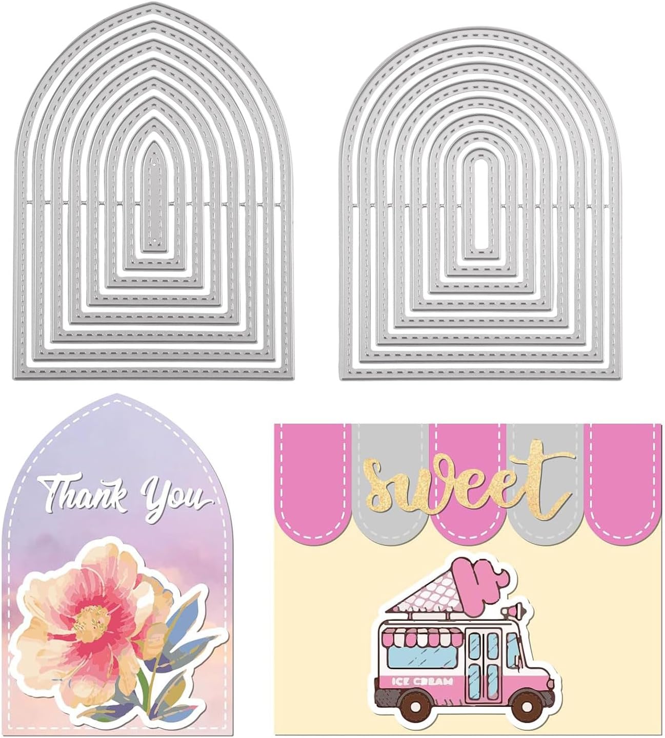 Globleland arched circle cutting dies front view