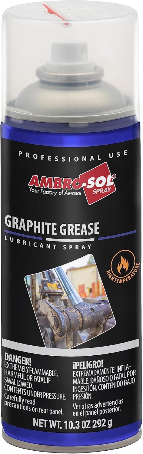 Ambro-Sol G019 Graphite Grease Spray 400ml front view showing industrial aerosol canister.