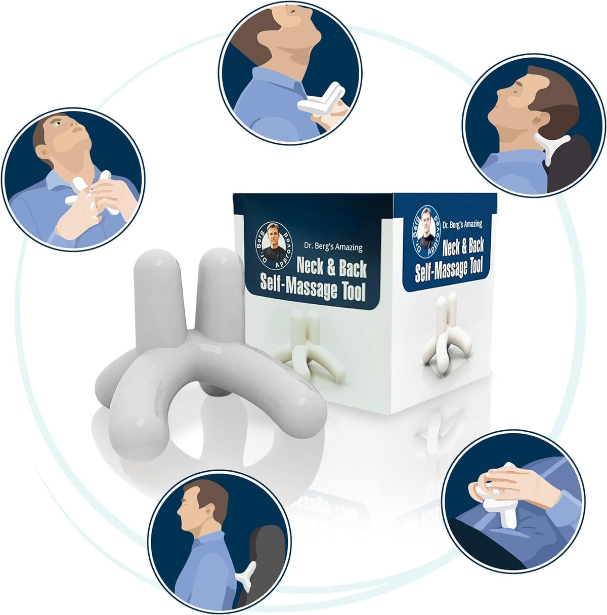 Dr. Berg massage tool packaging and contents