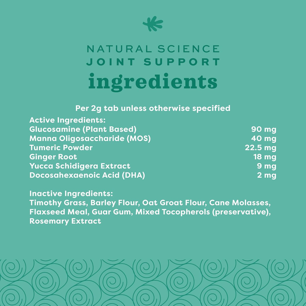 Oxbow high fiber joint health tabs for chinchillas