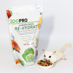 Exotic Nutrition ZooPro high calcium small pet supplement ingredients including papaya and green beans.