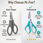 Professional cat nail scissor style trimmer for safe grooming