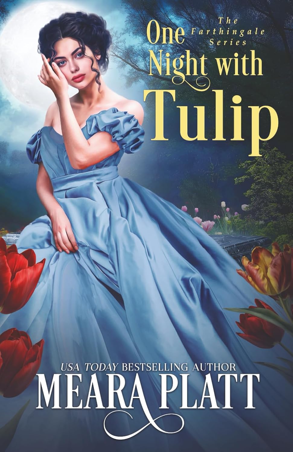 Meara Platt One Night with Tulip paperback front cover Regency romance