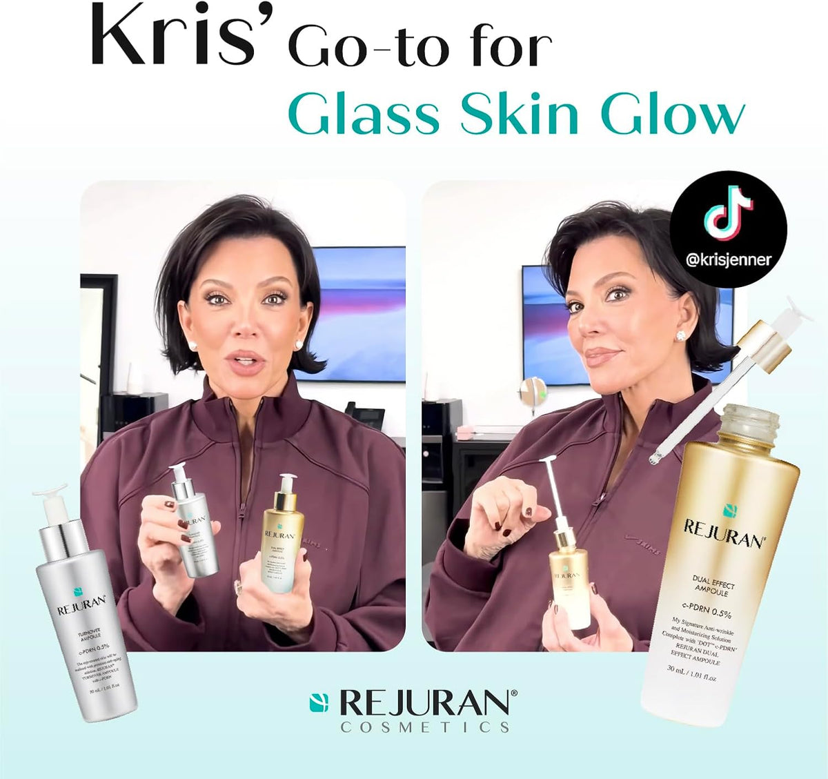 Close up view of Rejuran Turnover Ampoule serum texture