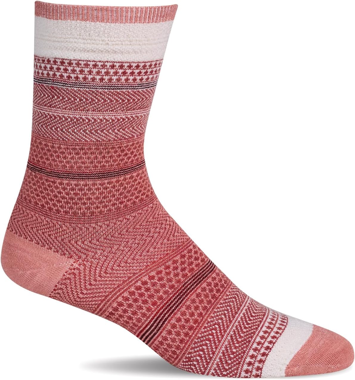 Sockwell women's casual sock flat toe seam angle