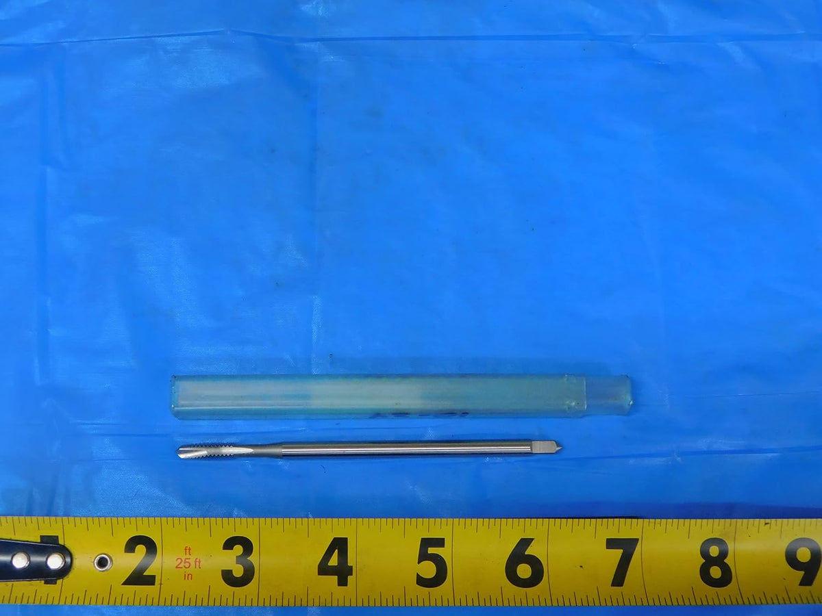 M & J Tooling OSG spiral point tap flutes close up view