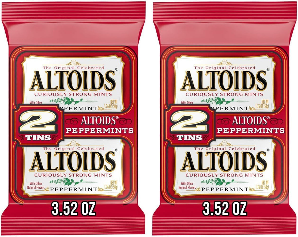 ALTOIDS Peppermint Breath Mint Tins, 3.52 Oz (Pack of 2) - Image 15