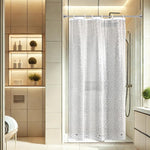 AooHome water cube shower curtain lifestyle display