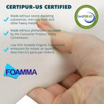 Foamma high density craft foam padding top view
