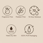 Aveeno Skin Relief Moisturizing Lotion Heals Very Dry, Sensitive Skin, Fast-Absorbing Body Lotion with Soothing Triple Oat & Shea Butter Formula, Fragrance Free, Non-Comedogenic, 12 fl. oz - Image 5