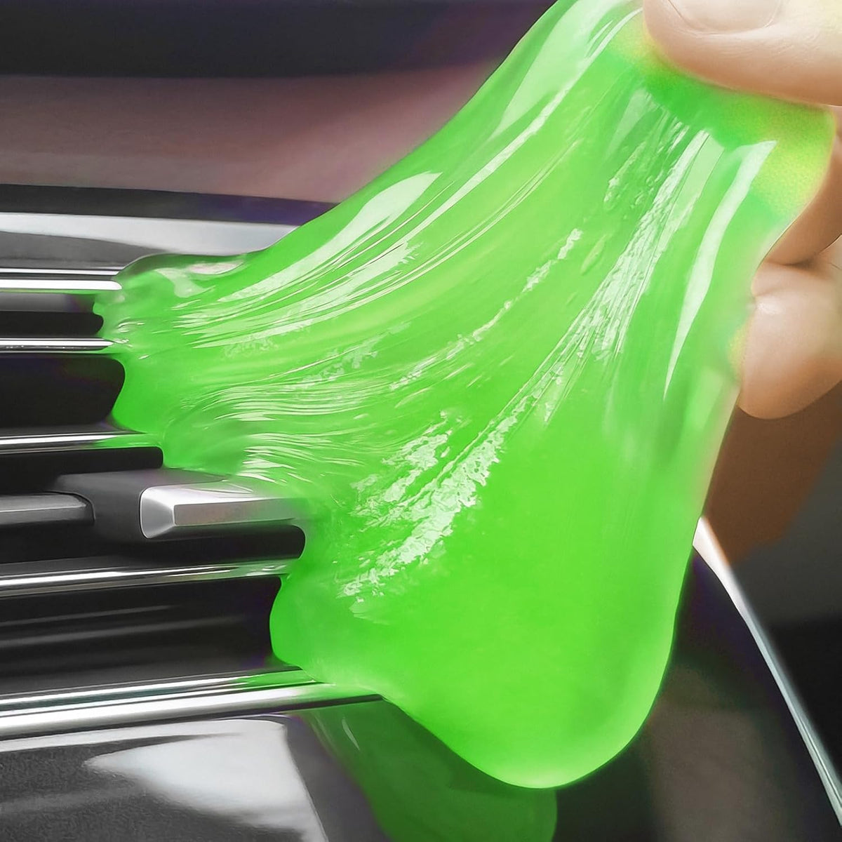 ALLGUO Car Cleaning Gels 3 Pack front view showing red green and yellow detailing putty packages