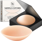 BLOOMORA Nipple Covers for Women - Reusable Sticky Silicone Nipple Pasties with Travel Case - Seamless, Adhesive & Invisible - Image 9