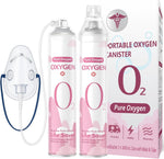 OXY99 Portable Oxygen Canister front view for high altitude support.