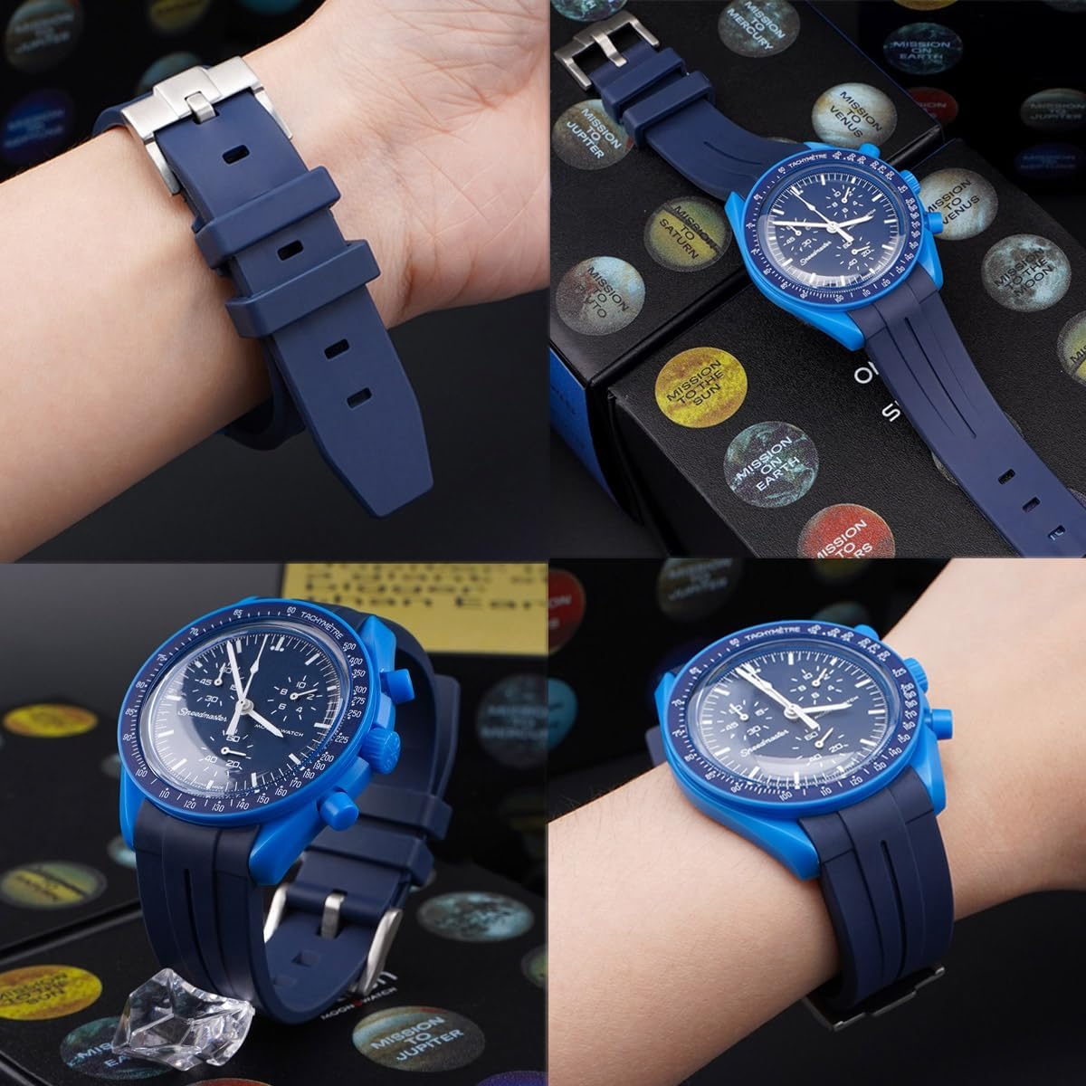Niziruoup flexible silicone rubber band texture
