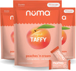 Numa Foods Nutritious Chewy & Creamy Candy Variety Pack - Low Sugar, All-Natural, Gluten Free, High Protein - 5 Bags of 10 Individually Wrapped Chews Each of Vanilla Banana Strawberry Coconut Coffee - Image 14