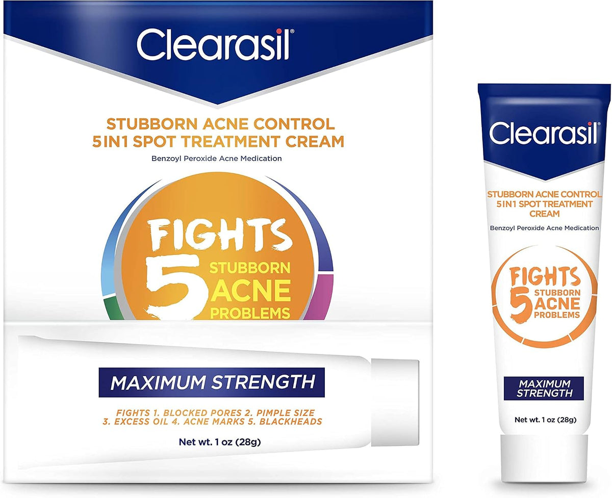 Clearasil Stubborn Acne Control 5in1 Exfoliating Wash, Maximum Strenght with 2% Salicylic Acid Acne Treatment Medicine, Daily Acne Facial Cleanser 6.78 fl oz - Image 11