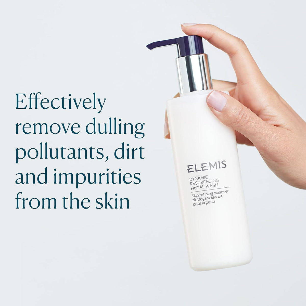 ELEMIS skin smoothing enzyme gel face wash texture on hand