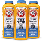 Arm and Hammer Foot Sense bundle front view showing therapeutic wash and shoe powder.
