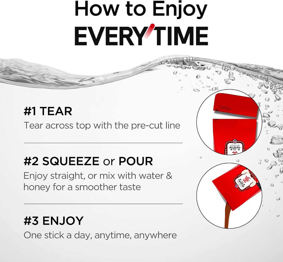 Premium plant based non GMO ginseng liquid drink nutritional details